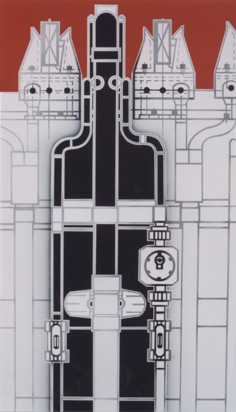 1999   DAS PORTRÄT | Analyse CXXVII | Mischtechnik | 140 x 80 cm